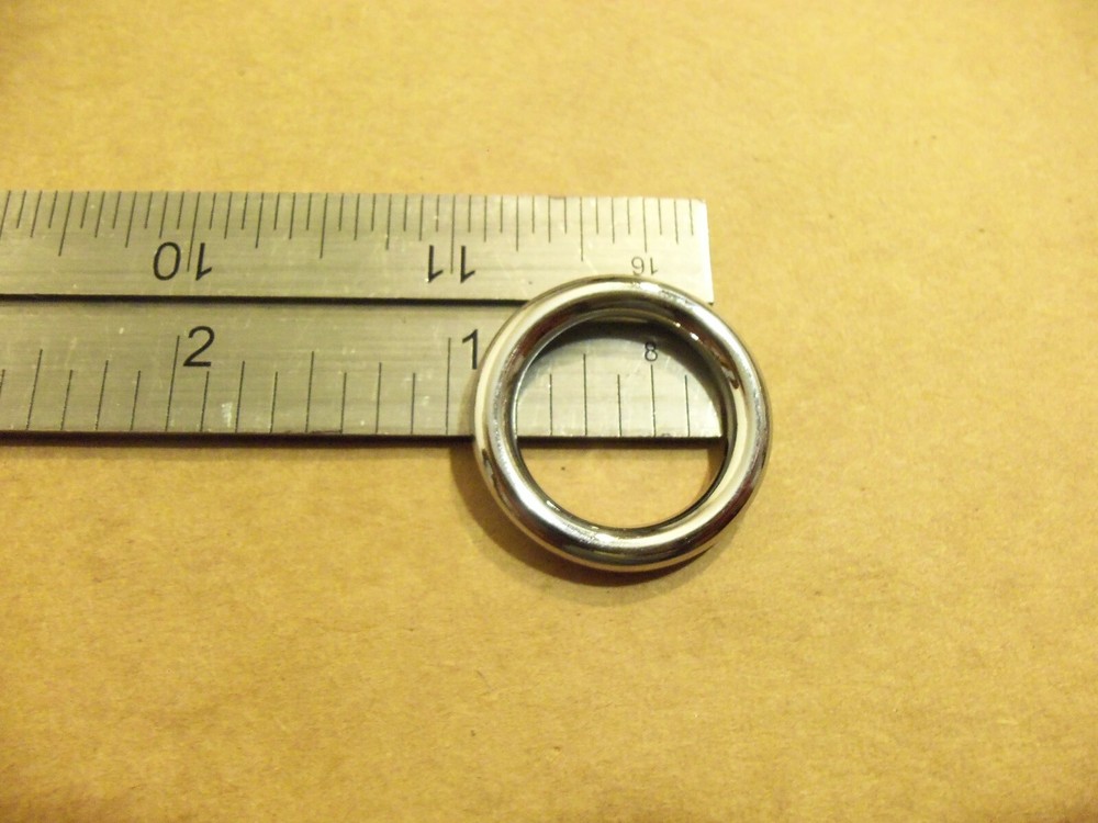 3/4" Chrome Brass O Rings (Pack Of 25)