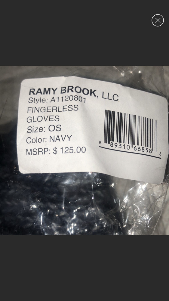 Ramy Brook Fingerless Gloves NWT in Package