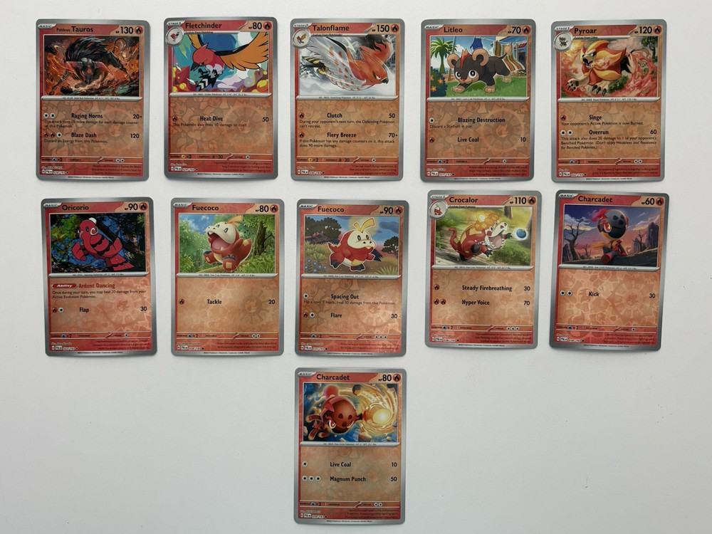 176 Card SVE - Paldea Evolved Complete Reverse Holo Pokemon Set! C/UC/R