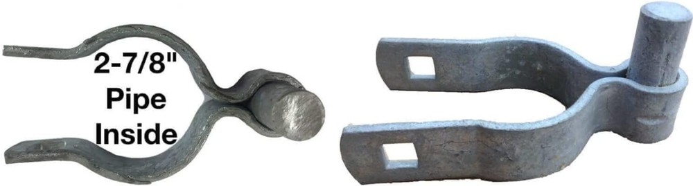 Reliable Galvanized Chain Link Gate Post Hinges - Smooth Operation Design