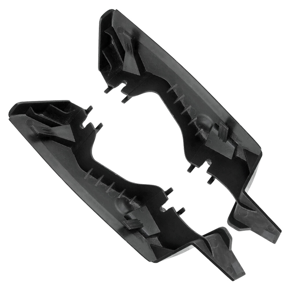 Set of 2 Front Bumper Bracket Holder Black Plastic Left & Right Replacement