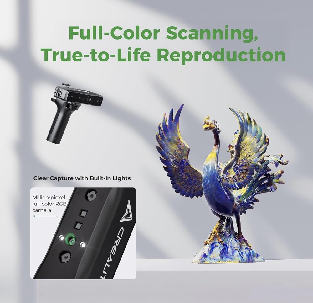 Creality Otter Lite Handheld 3D Scanner Structured Color Scanning FAST Shipping