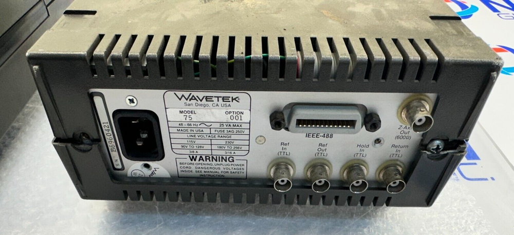 2PCS WAVETEK MODEL 75 ARBITRARY WAVEFORM GENERATOR