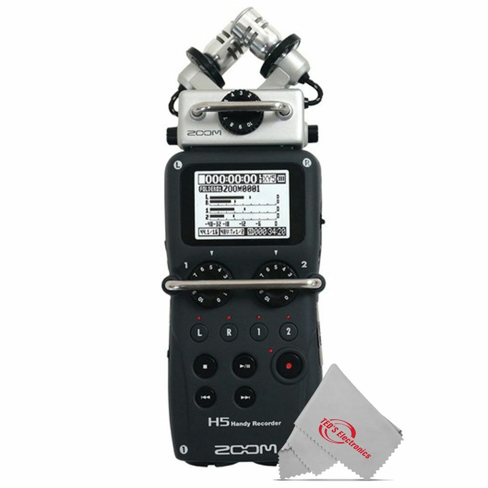 Zoom H5 4-Input / 4-Track Portable Handy Recorder + Essential Accessory Kit