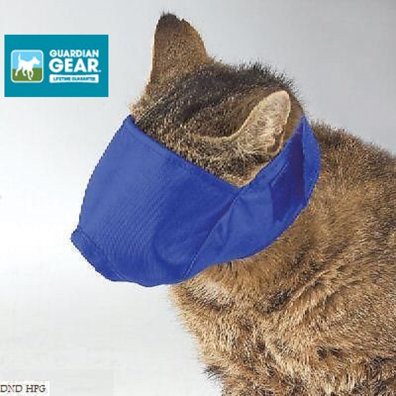 PREMIUM QUALITY Comfort QUICK FIT NYLON ADJUSTABLE CAT GROOMING MUZZLE 3 SIZES