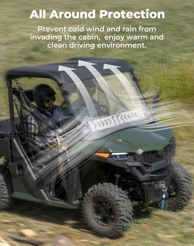 CFMOTO UFORCE 600 Windshield Vented Scratch Resistant
