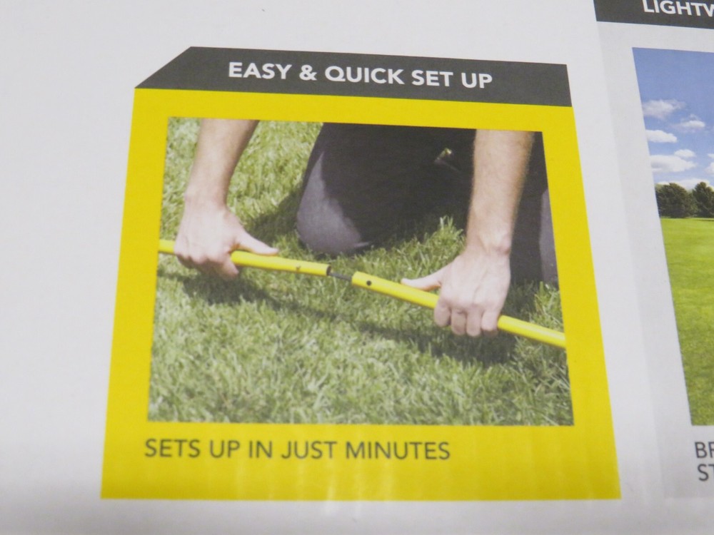 SKILZ Range Net 6x6 Portable Quick Setup Golf Target Training backyard Practice