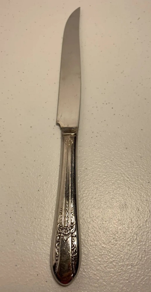 International Silver Reflection 2 Piece Steak Carving Set Silver Plate