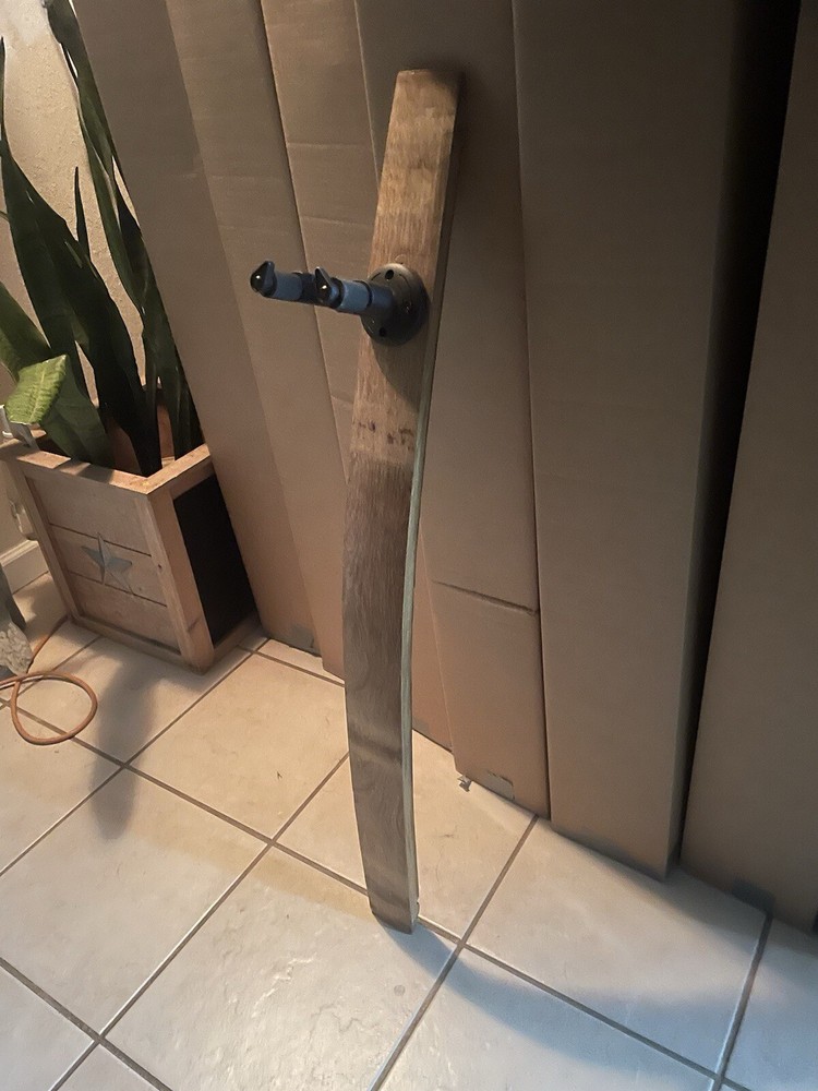 Guitar Rack made from wine stave