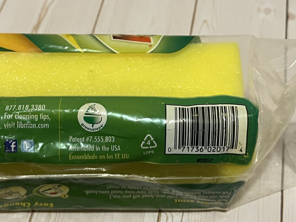 New Libman Easy Roller Mop Refill super absorbent replacement