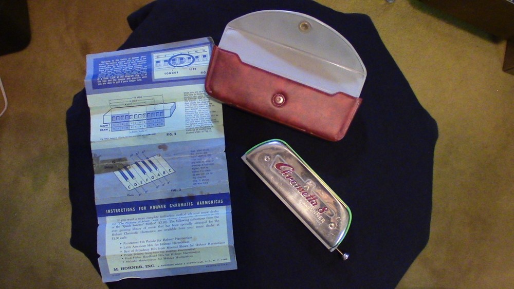 Customized Hohner Chrometta 8 Chromatic Harmonica Key of C