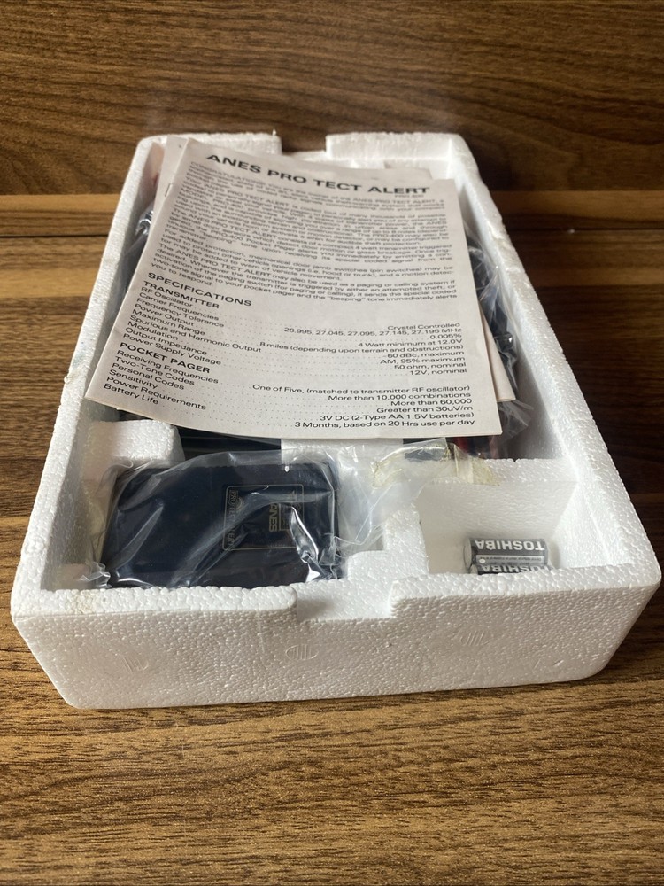 ANES Pro Tect Alert Paging Alarm System NEW OPEN BOX