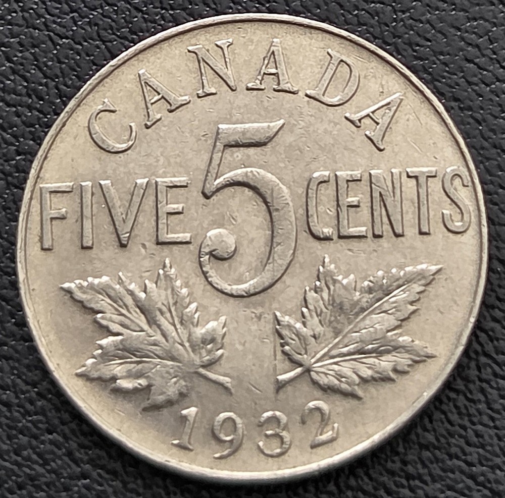 1932 Canada 5-Cent Nickel ***EF Condition***