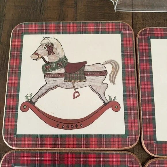 Pimpernel Coasters - Christmas - Holiday 6 pc Set