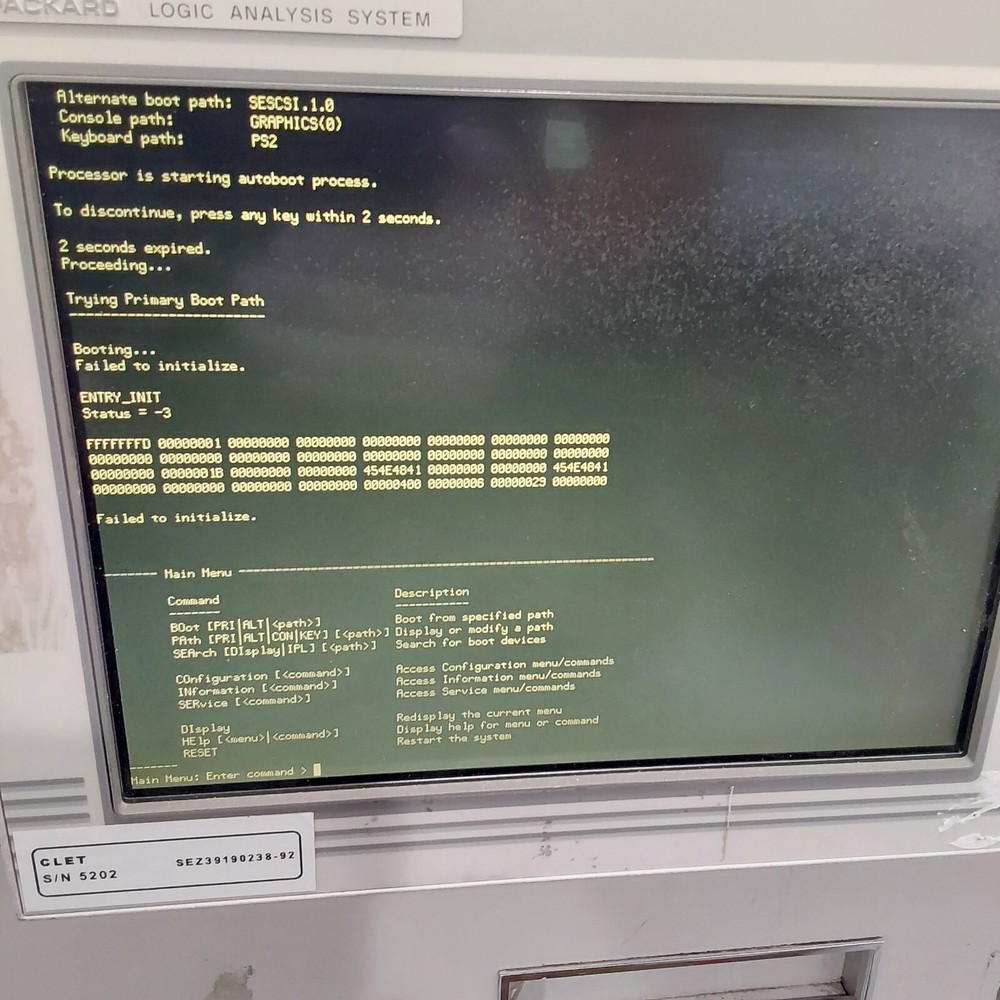 HP 16702A Modular Logic analysis system