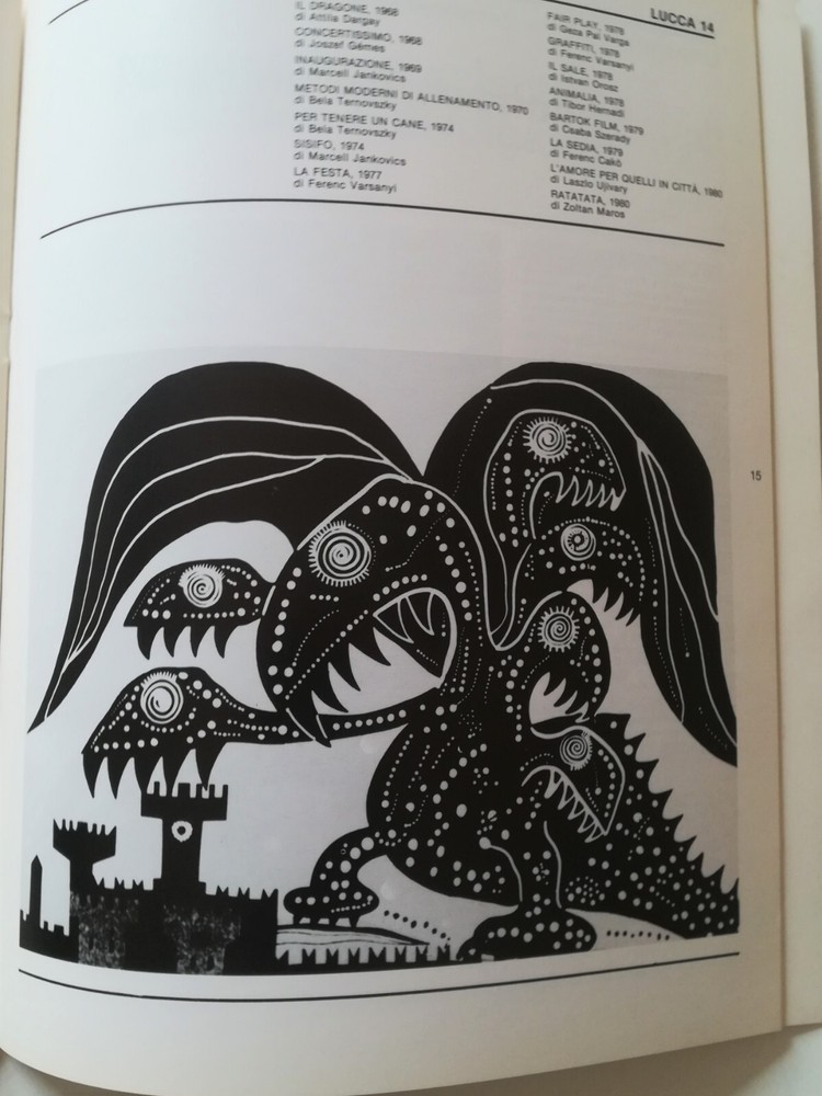 LUCCA COMICS 1980 SALONE INT. program CINEMA ANIMATION AND ILLUSTRATION