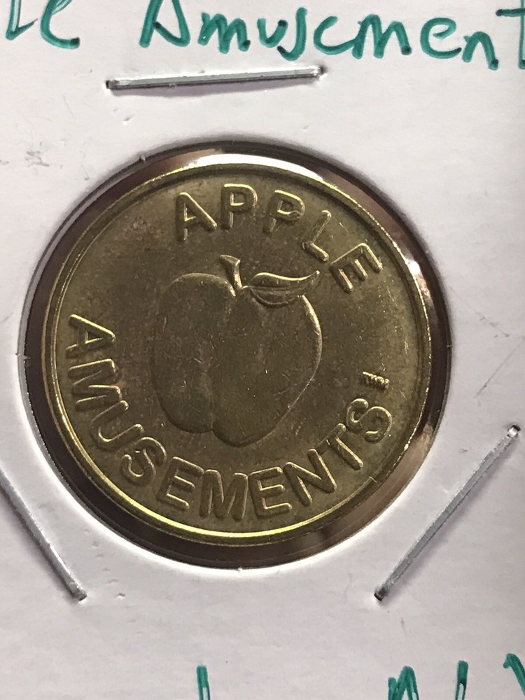Apple Amusements Greenvale, NY Arcade Game Token 22mm
