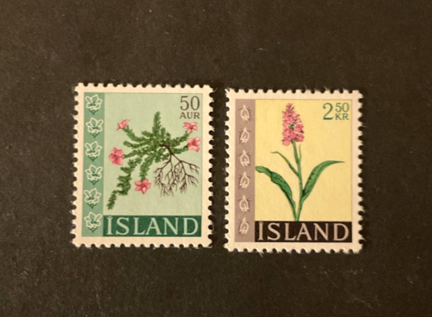 Iceland Scott #393-4 never hinged