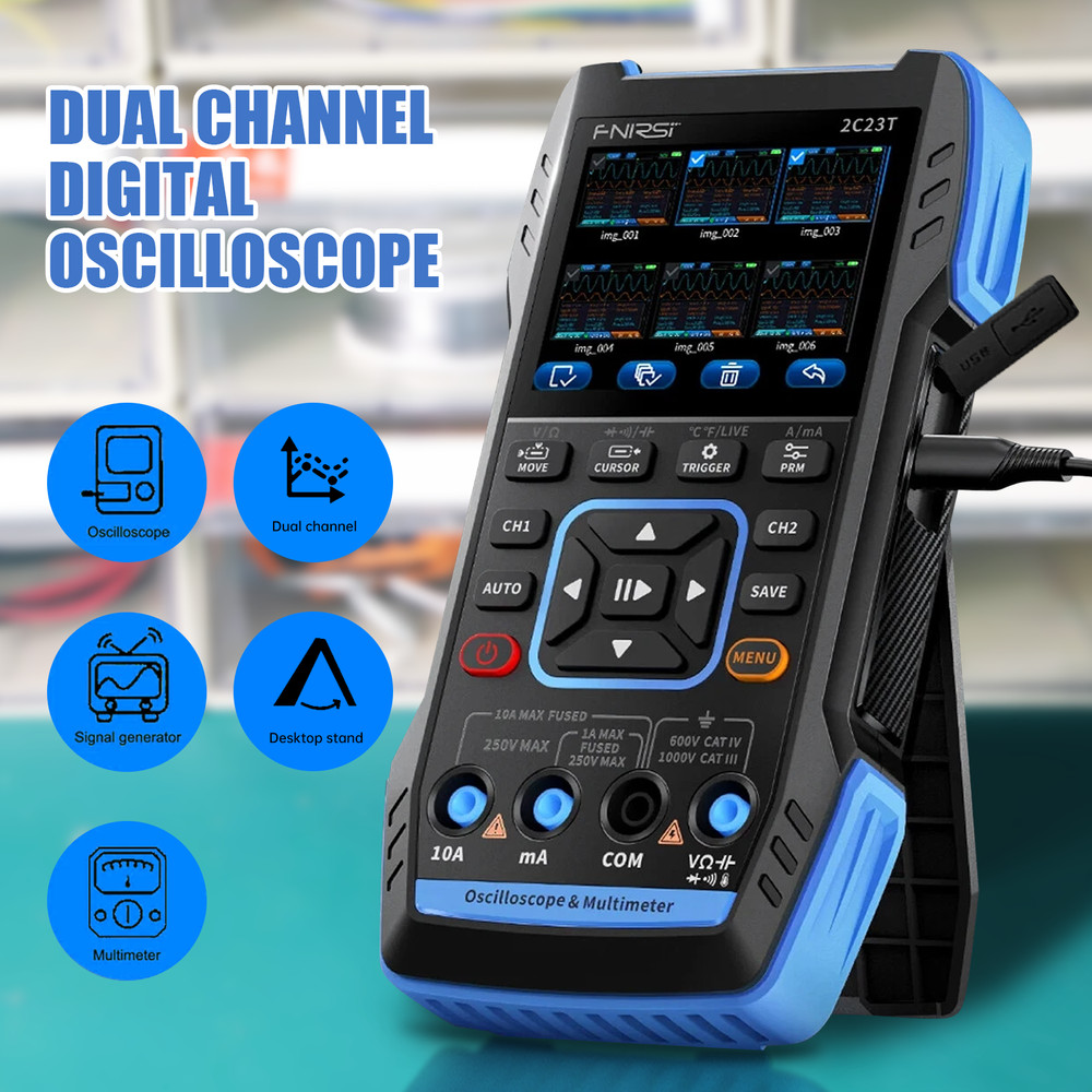 3IN1 Handheld Oscilloscope Digital Display Multimeter Function Signal Generator