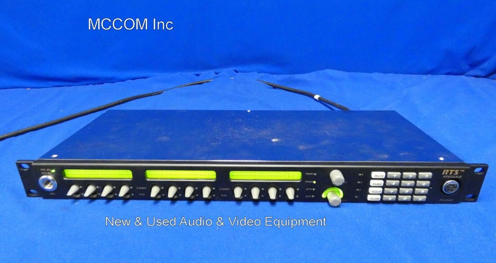 RTS KP-612LK-E Black 12 Position Lever Intercom Key Panel