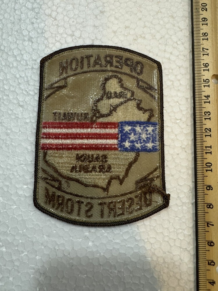 US Army Operation Desert Storm 4" Square Patch