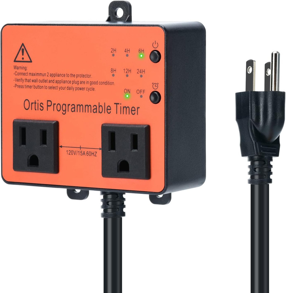 Above Ground Pool Timer, Ortis Smart Pool Timer with One-Button Operation, for S