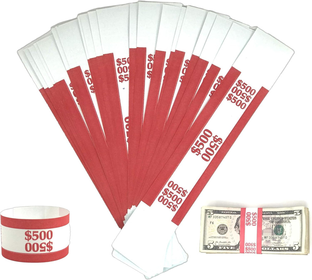 Correas para billetes Envoltorios de dinero autoadhesivos Para envoltorios codif