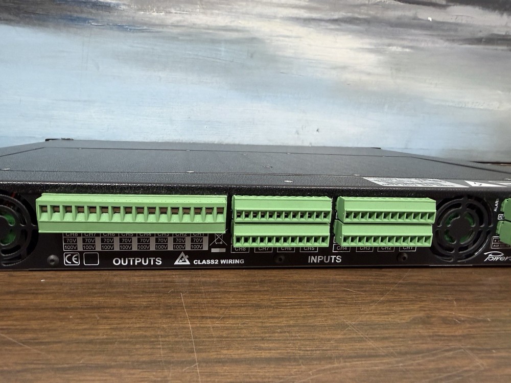 Powersoft Quattrocanali 1204 DSP+ETH Power Amplifier Working Great