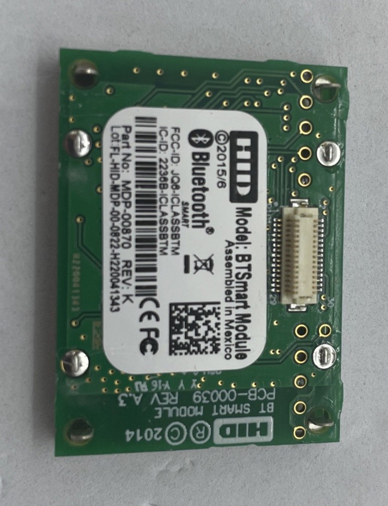 HID Proximity Reader BTSmart Bluetooth Module MDP-00870. Module Only. L26