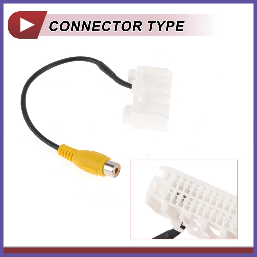 Rear View Camera Adapter Wire Harness Cable for Jeep Compass 09-17 1Pcs RCA