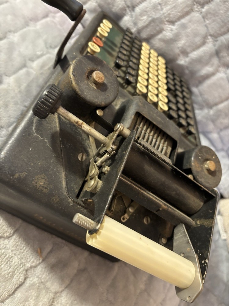Burroughs Vintage Adding Machine In WORKING Condition