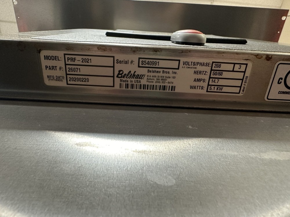 Belshaw Adamatic Single Rack Proofer