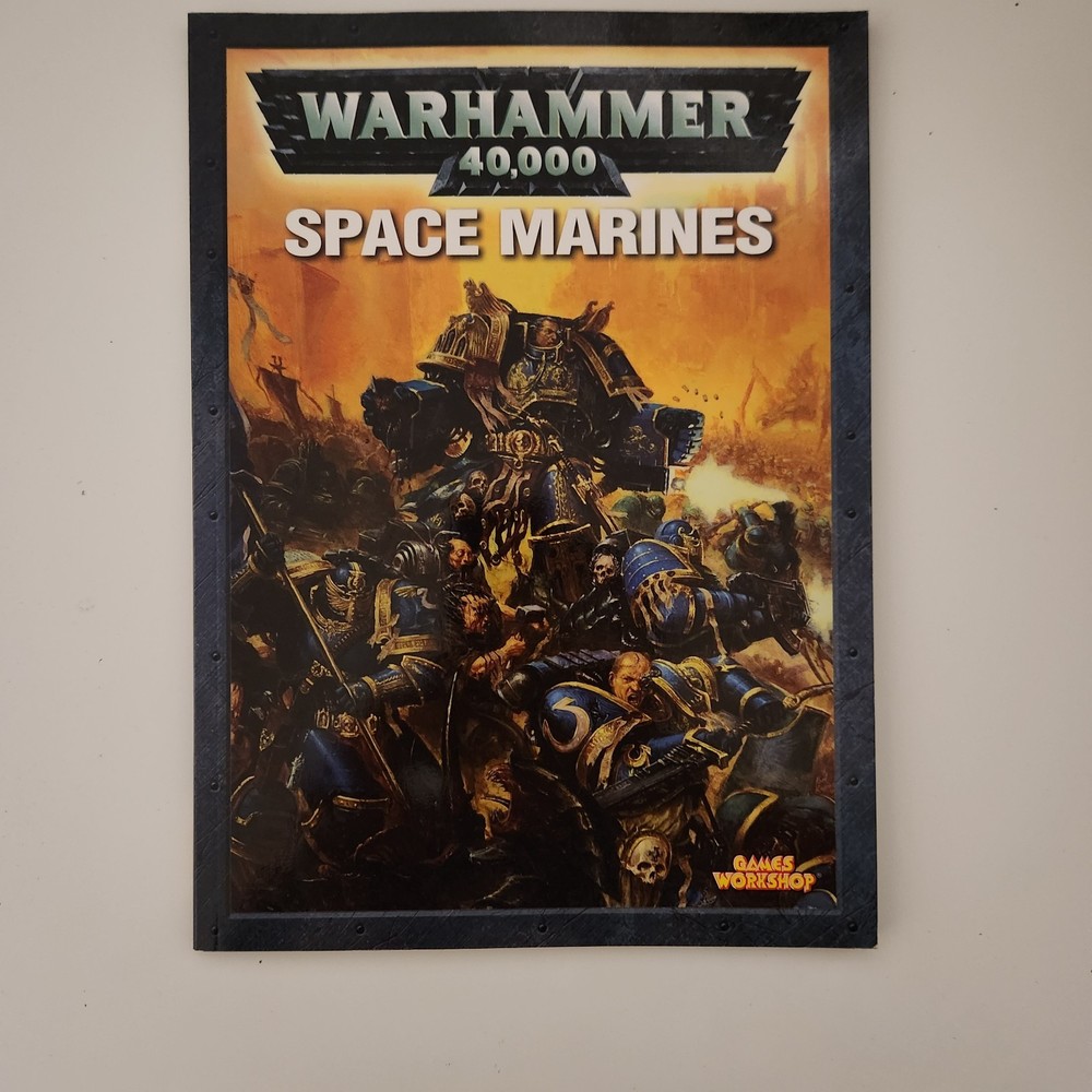 Warhammer 40K Classic Space Marines Codex 2004 Very Good Army Book OOP