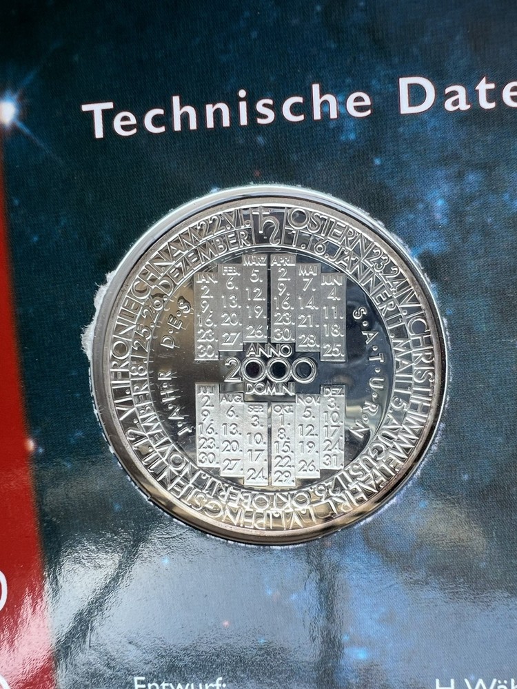 ÖSTERREICH KALENDERMEDAILLE 2000