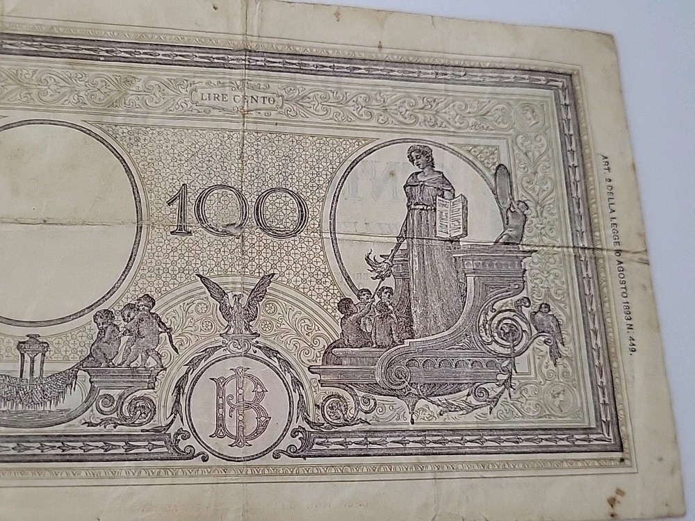 Banca D'Italia Cento Lire