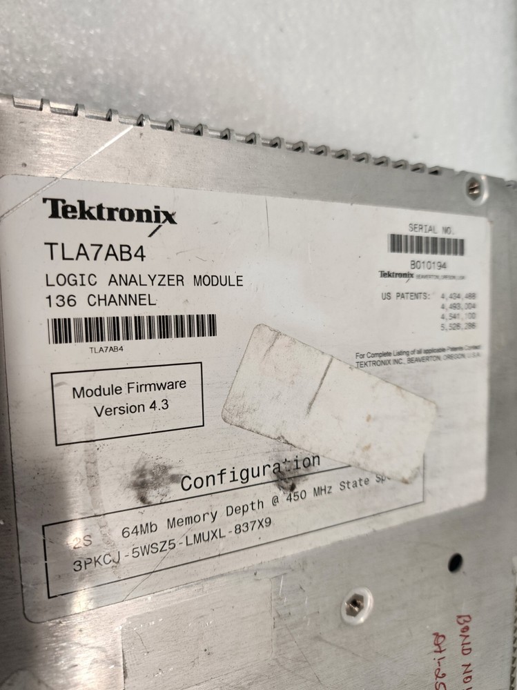 Tektronix TLA7AB4 136 Channel Logic Analyzer Module Unit 8