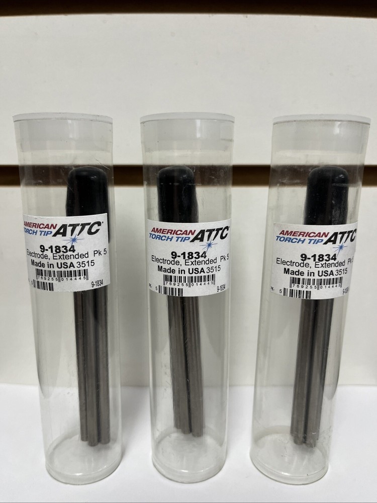 American Torch Tip 3/16 Extended Electrode 5/PK - 9-1834