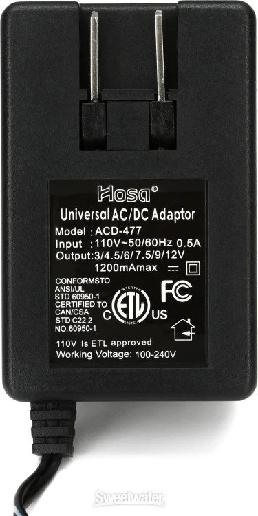 Hosa ACD-477 Universal Power Adapter