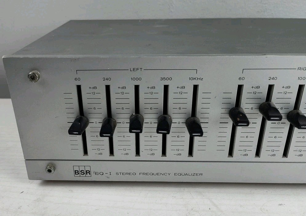 BSR EQ-I Stereo Frequency Equalizer - CLEANED/TESTED/WORKS GREAT!