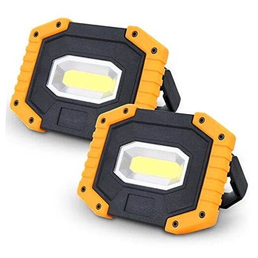Rechargeable LED Work Light, 30W 2000LM Portable, Waterproof, 2 Pack 30W-2 Pack