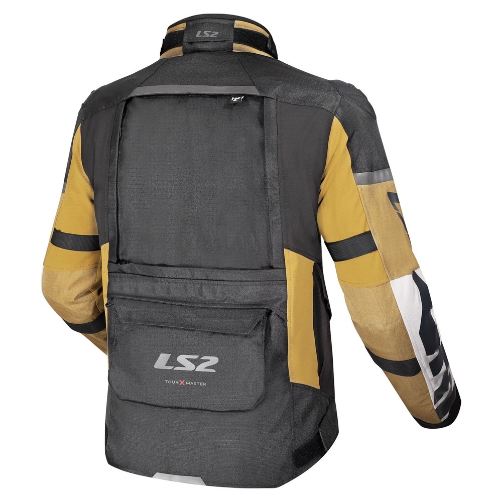 LS2 X-Master Motorcycle Jacket (Brown/Black/Grey) Size: L