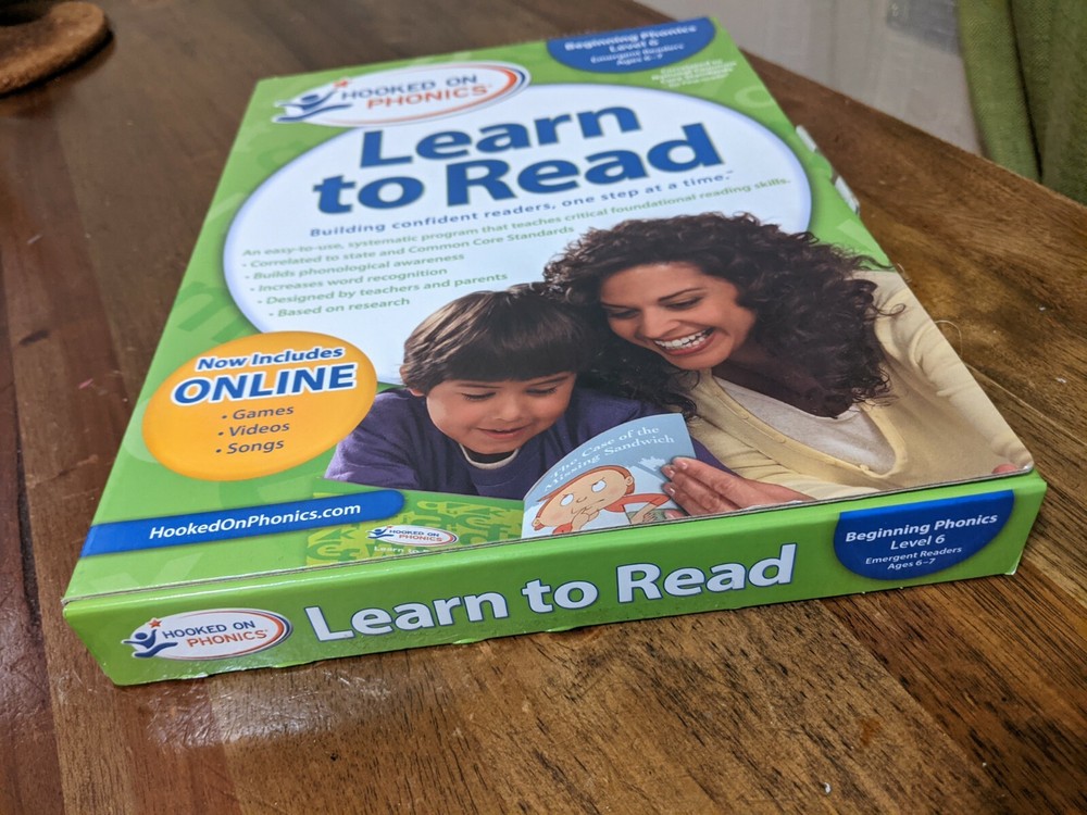 Hooked on phonics learn to read Level 6 Beginnings Phonics Age 6-7 Whole package