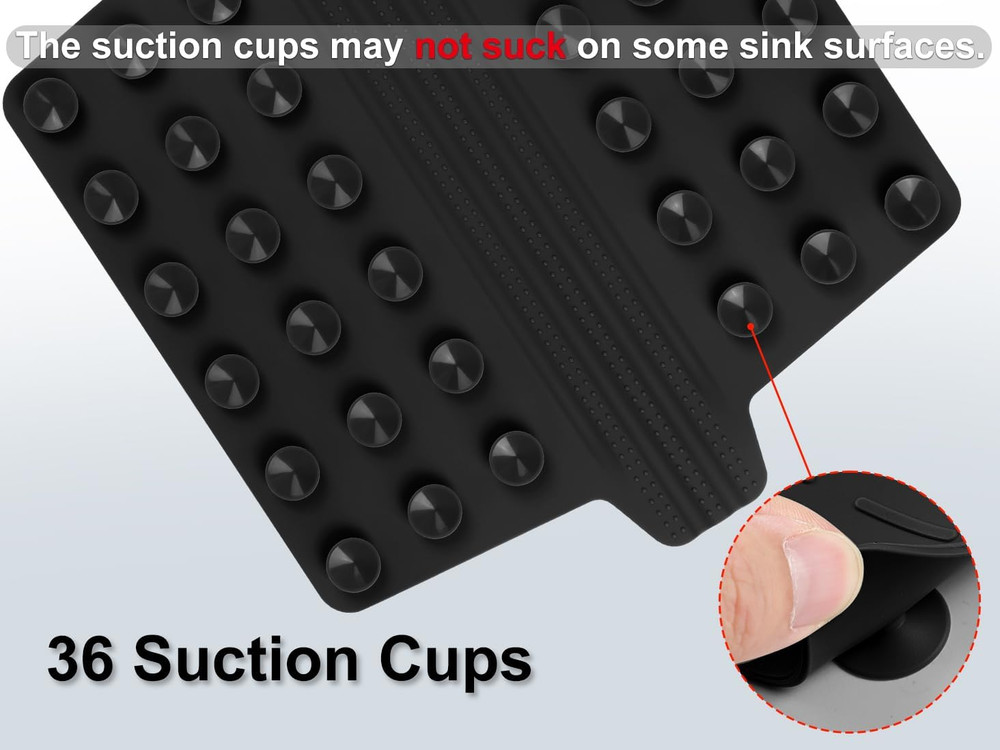 Sink Saddle, Kitchen Sink Mat, Divider Protector Mat, No Odor, Super Soft, No St