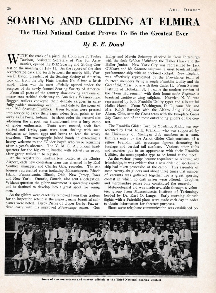 1932 Glider Aircraft Report 5/1/2025e