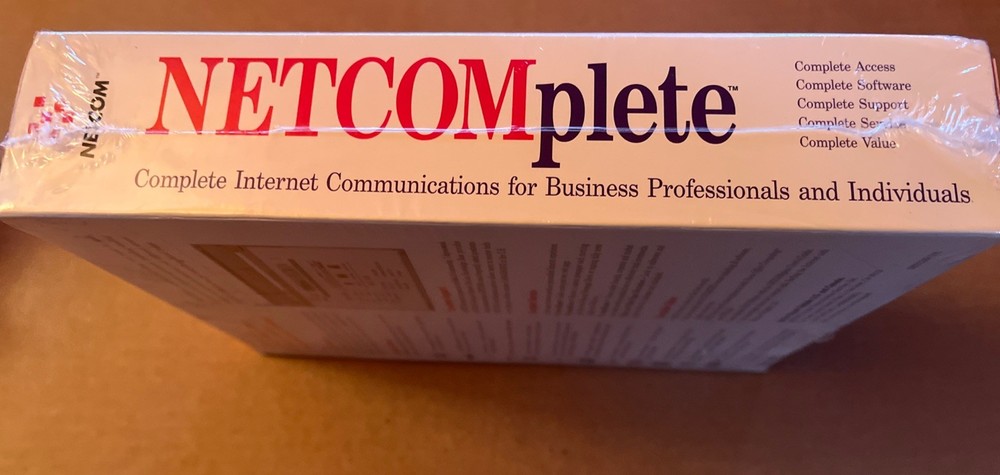 NetComplete Complete Internet Kit 1996 Windows & Macintosh CD w instructions NEW