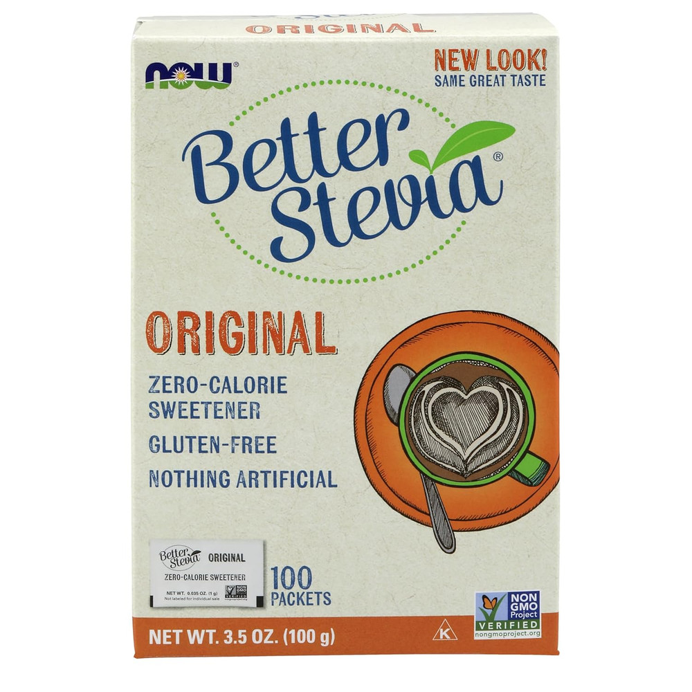 Betterstevia Zero-Calorie Granulated Sweetener Packets, Keto Friendly, Suitable
