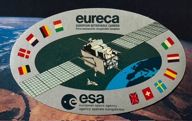 EURECA ESA 3.5 OVAL  LESS COMMON SIZE DECAL STICKER