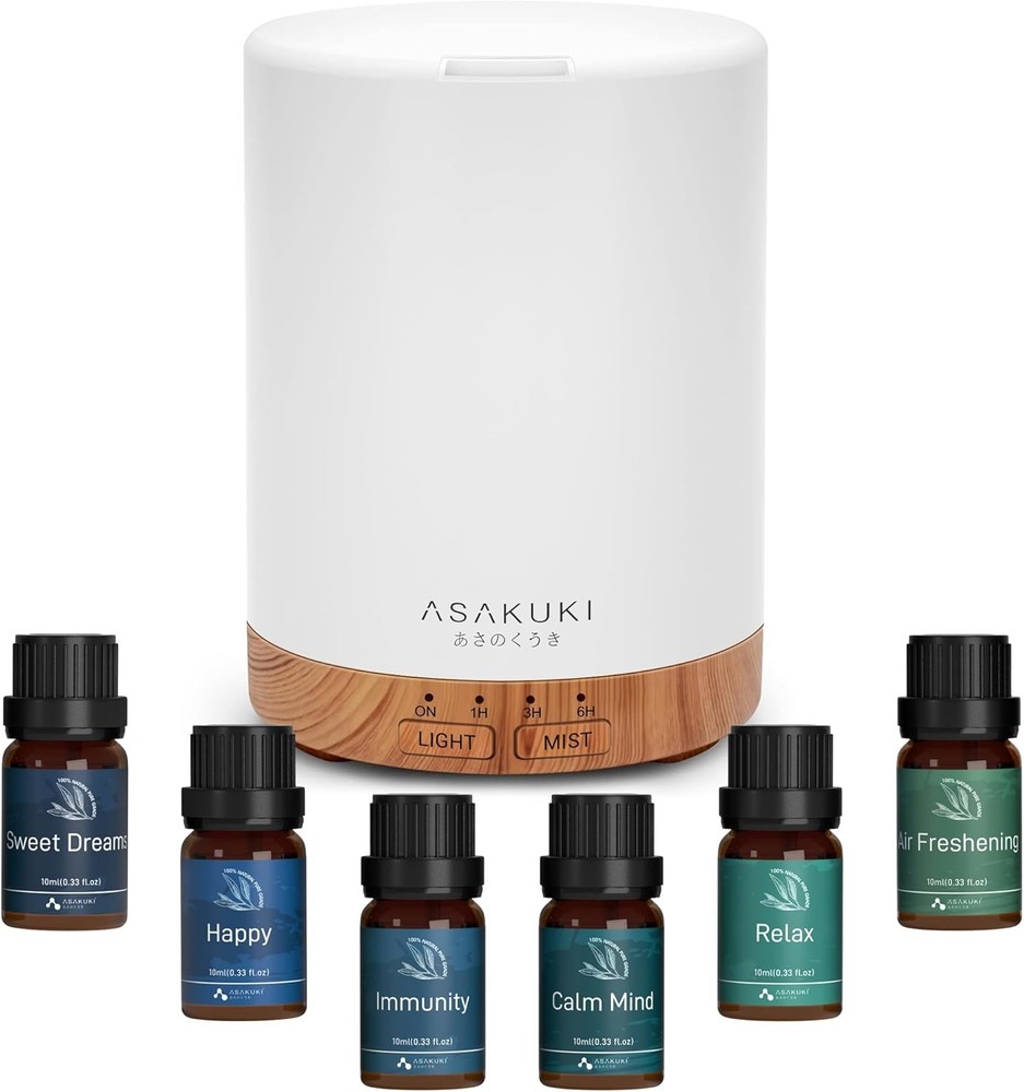 Essential Oil Diffuser Home 300 ml Humidifier W/ Automatic Shut-Off Quiet