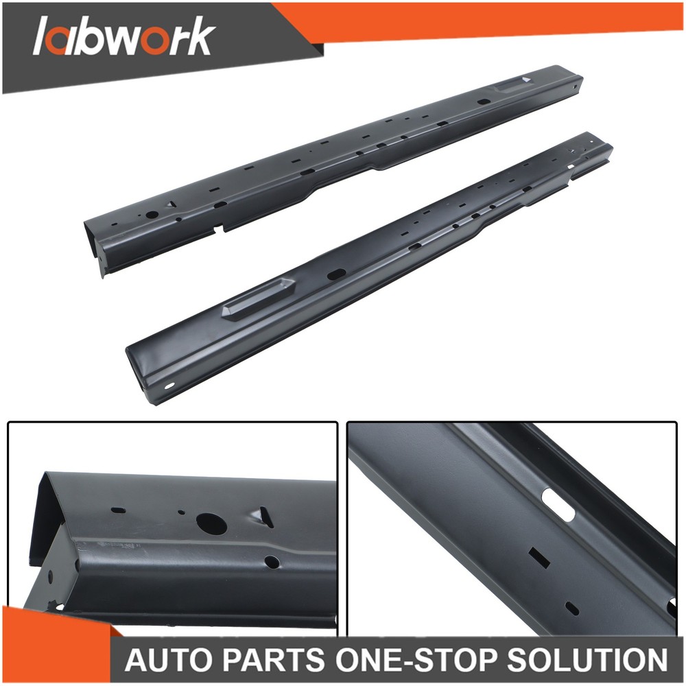 Labwork Pair Rocker Panel Black For Ford Ranger 2Dr Extended Cab 1993-2011