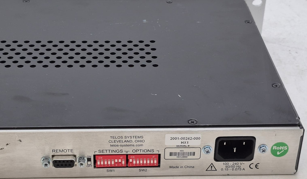 Telos HX1 Digital Hybrid Broadcast Phone Line Audio Interface Console